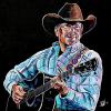 George Strait, 24" x 24", acrylic on canvas