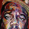 Notorious B.I.G., 18" x 36", acrylic on canvas