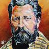 Louis Riel, 16" x 20", acrylic on canvas