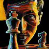 Bobby Fischer, 20" x 30", acrylic on canvas