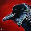 Mark Amy Raven, 20" x 20", acrylic on canvas