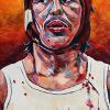 Danny "Stonewalker" Lindstrom, 12" x 24", acrylic on canvas 