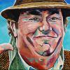 John Candy, 10" x 20", acrylic on canvas