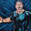 Tony Robbins, 18" x 24", acrylic on canvas