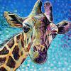 Sister Mary Phillips Giraffe, 18" x 24", acrylic on canvas