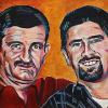Ronnie and Ryan Giles, 16" x 20", acrylic on canvas