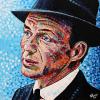 Frank Sinatra, 20" x 20", acrylic on canvas