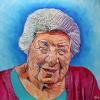 Elsie Yanik, 48" x 48", acrylic on canvas