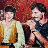Ronald and Barbara Marrese, 30" x 30", acrylic on canvas