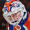 Grant Fuhr, 24" x 24", acrylic on canvas