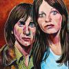 Brian and Helen Henstridge, 16" x 20", acrylic on canvas
